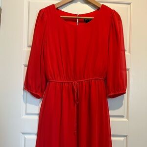 Red orange dress / size 4